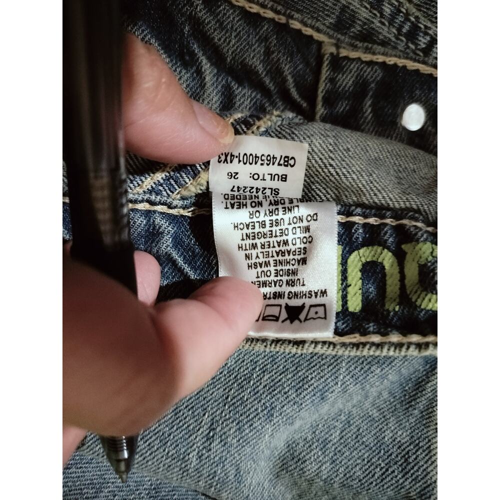 5729)Cinch Cruel Denim Quinn Tapered Hi Rise Relaxd Western Jeans Sz 33/15 Long - Picture 6 of 9